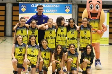 Alevín femenino azul