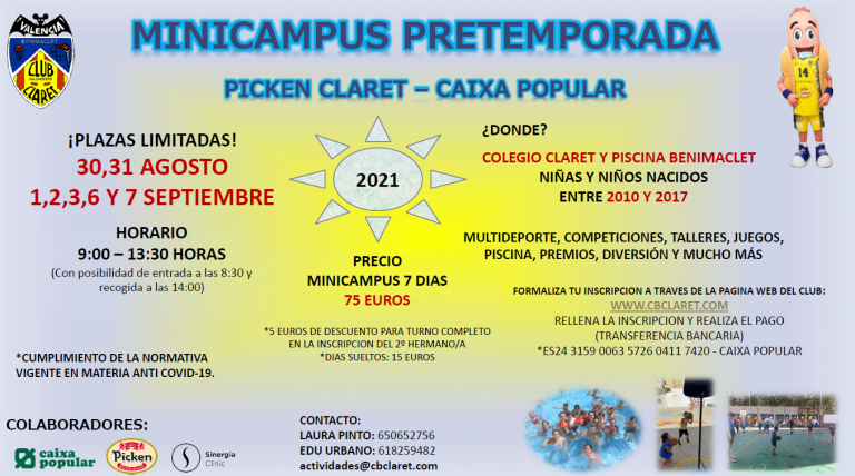 Minicampus pretemporada